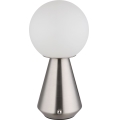 Globo - Lampe tactile d'extérieur à intensité variable LED/1,5W/5V 3000/4500/6500K 1800 mAh IP41 chrome mat