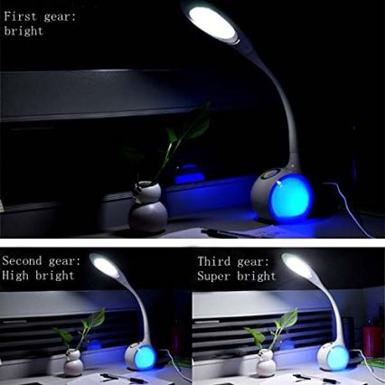 Globo - LED RGBW Lampe de table tactile à intensité variable LED/6W/230V