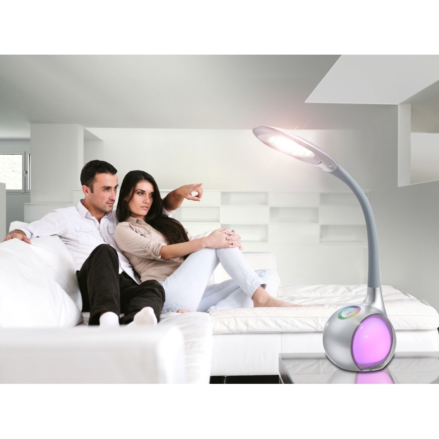 Globo - LED RGBW Lampe de table tactile à intensité variable LED/6W/230V