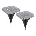 Globo - LOT 2x Éclairage solaire LED/0,8W/1,2V IP44 300 mAh