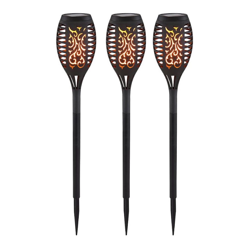 Globo - LOT 3x Lampe solaire LED/0,1W/3V IP44
