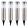 Globo - LOT 4x Lampe solaire LED/0,07W/3V IP44 600 mAh