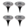 Globo - LOT 4x Lampe solaire LED/0,1W/3V IP44