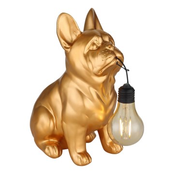 Globo - Luminaire solaire LED 3V IP44 300 mAh, chien doré