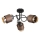 Globo - Lustre fixé au plafond 3xE27/40W/230V noir/bronze