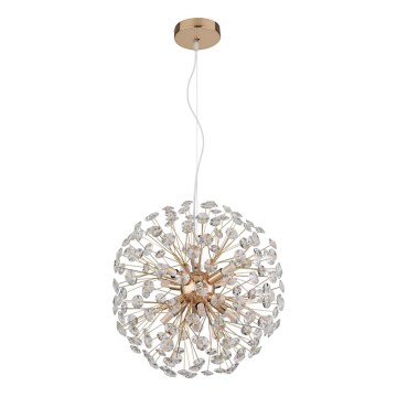 Globo - Lustre LED suspendu sur câble 8xG9/3,5W/230V Ø 40 cm doré