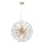 Globo - Lustre LED suspendu sur câble 9xG9/3,5W/230V doré