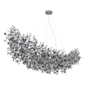 Globo - Lustre sur câble 16xE14/40W/230V argenté