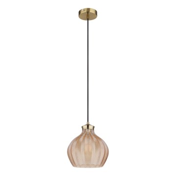 Globo - Lustre sur câble 1xE27/60W/230V Ø 22 cm doré