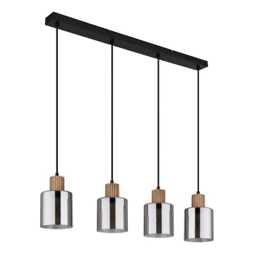 Globo - Lustre suspendu sur câble 4xE27/25W/230V