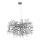 Globo - Lustre suspendu sur câbles 10xE14/40W/230V argenté