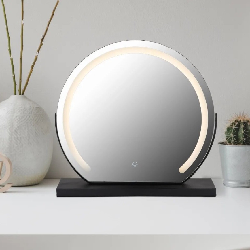 Globo - Miroir à intensité variable avec rétro-éclairage LED/10W/230V 2700/4000/6500K 12x48,5 cm