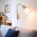 Globo - Petite lampe flexible 1xE14/40W/230V chrome mat