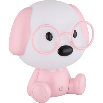 Globo - Petite veilleuse à intensité variable rechargeable pour enfants LED/1W/5V 500 mAh rose
