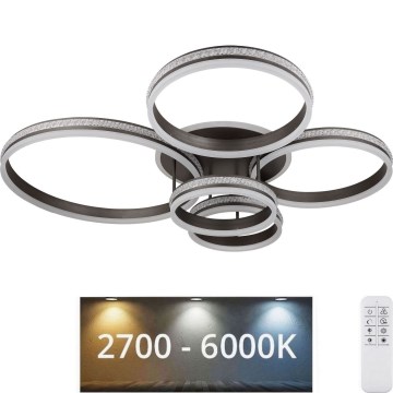 Globo - Plafonnier à intensité variable LED/120W/230V 2700K-6000K + télécommande