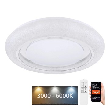 Globo - Plafonnier à intensité variable LED/28W/230V 3000-6000K Tuya WiFi + télécommande