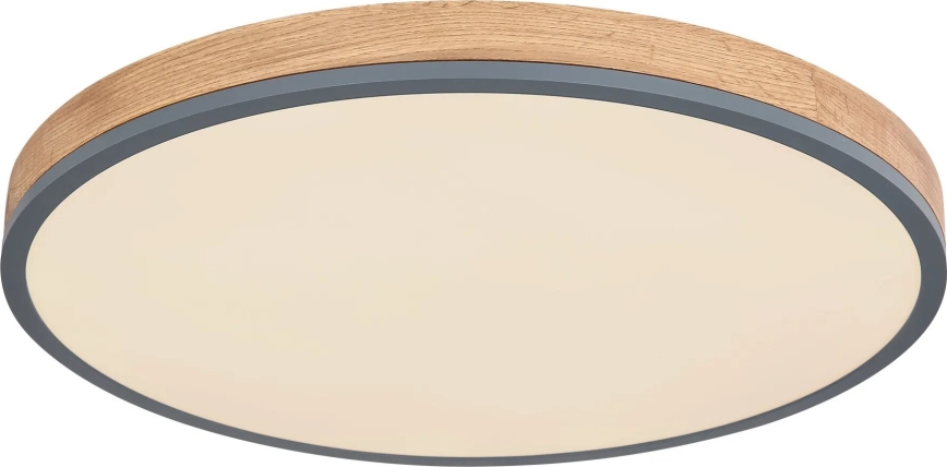 Globo - Plafonnier à intensité variable LED/40W/230V 2700-6500K d. 60 cm + télécommande marron/gris