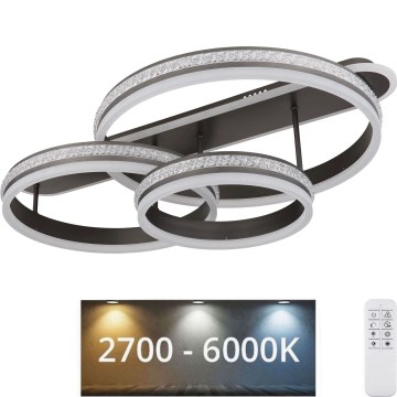 Globo - Plafonnier à intensité variable LED/75W/230V 2700K-6000K + télécommande
