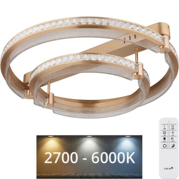 Globo - Plafonnier à intensité variable LED/78W/230V 2700K-6000K + télécommande