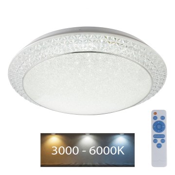 Globo - Plafonnier à intensité variable LED LED/40W/230V 3000-6000K + télécommande