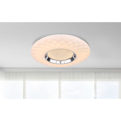 Globo - Plafonnier dimmable LED LED/30W/230V + télécommande