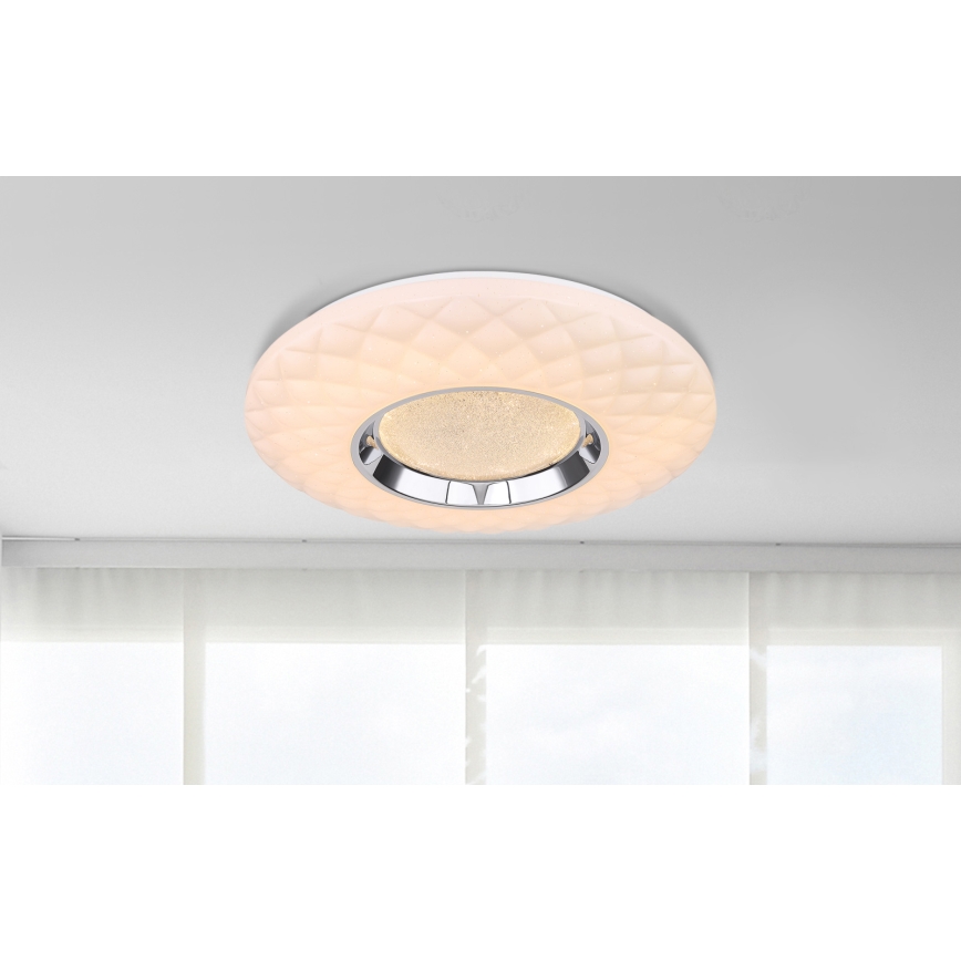 Globo - Plafonnier dimmable LED LED/30W/230V + télécommande