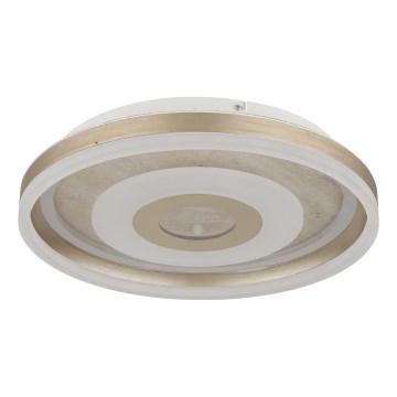 Globo - Plafonnier LED 24W/230V 3000K Ø 40 cm travertin