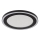 Globo - Plafonnier LED/24W/230V 4000K d. 34 cm noir