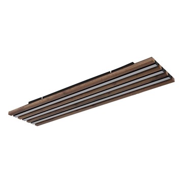Globo - Plafonnier LED/30W/230V 3000K 80x20 cm bois
