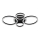 Globo - Plafonnier LED 40W/230V 2700/4500/6500K Ø 35,5x53 cm noir