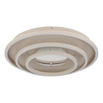Globo - Plafonnier LED/40W/230V 3000/4000/6000K Ø 51 cm beige