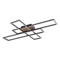 Globo - Plafonnier LED/40W/230V 3000K 60x80 cm noir