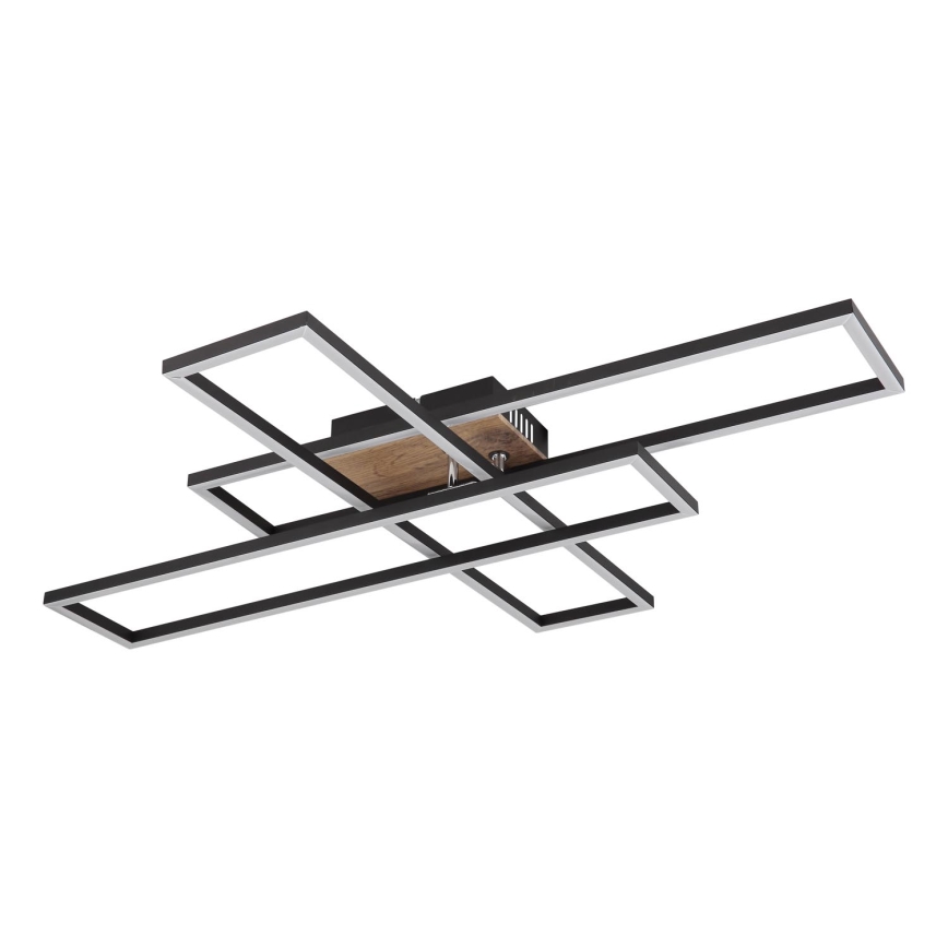 Globo - Plafonnier LED/40W/230V 3000K 60x80 cm noir