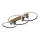 Globo - Plafonnier LED/40W/230V 3000K 76,1x38 cm marron