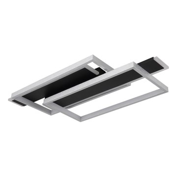 Globo - Plafonnier LED/40W/230V 62x27 cm chrome mat/noir