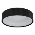 Globo - Plafonnier LED 45 W, 230 V, 2700/4000/6000 K, Ø 46 cm, noir