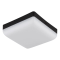 Globo - Plafonnier LED/8W/230V 4000K 12x12 cm noir
