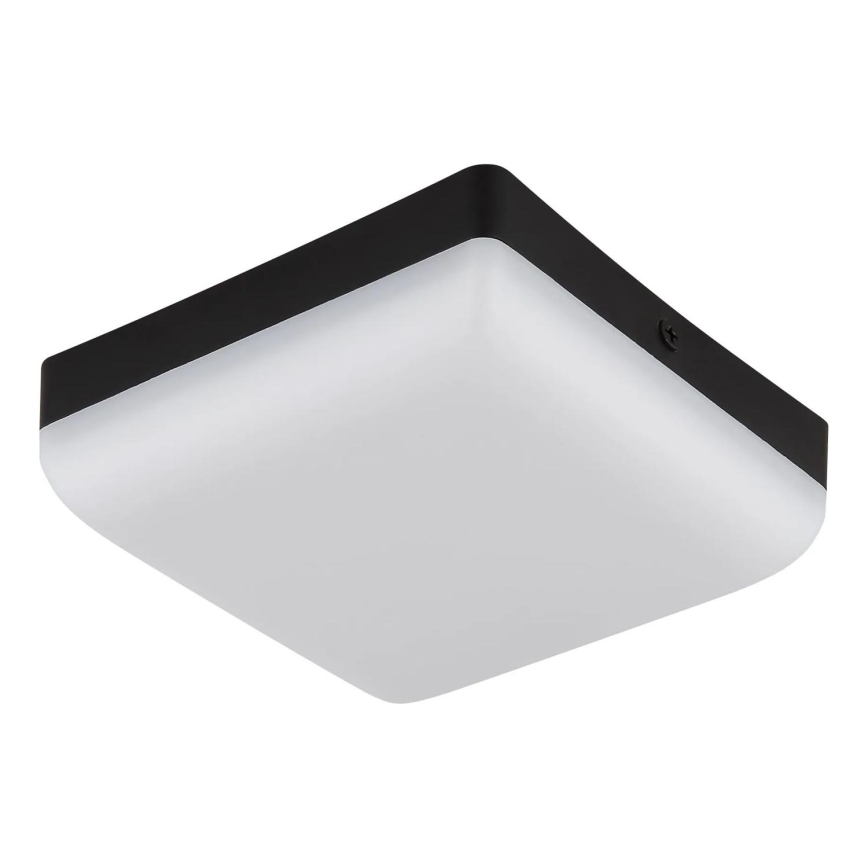 Globo - Plafonnier LED/8W/230V 4000K 12x12 cm noir