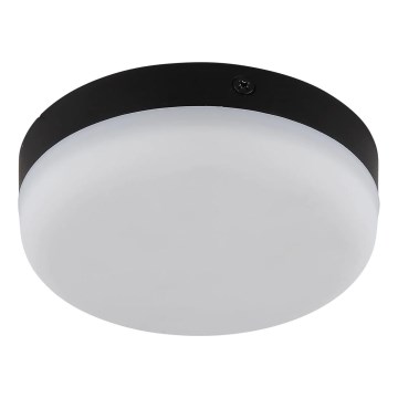 Globo - Plafonnier LED/8W/230V 4000K d. 12 cm noir