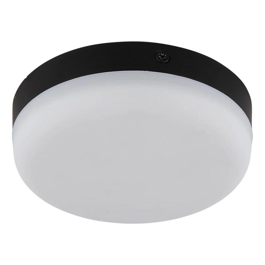 Globo - Plafonnier LED/8W/230V 4000K d. 12 cm noir
