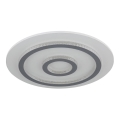 Globo - Plafonnier LED dimmable 40W/230V 3000-6500K Ø 45 cm blanc + télécommande