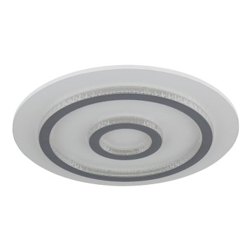 Globo - Plafonnier LED dimmable 40W/230V 3000-6500K Ø 45 cm blanc + télécommande