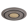 Globo - Plafonnier LED dimmable 60W/230V 3000-6500K Ø 55 cm noir + télécommande