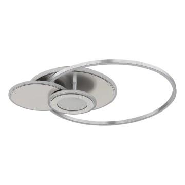 Globo - Plafonnier LED dimmable LED/24W/230V 2700-6500K 45x56 cm argenté + télécommande