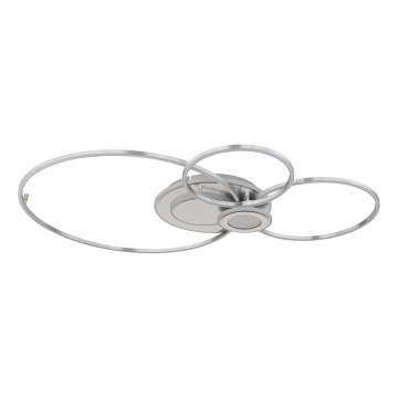 Globo - Plafonnier LED dimmable LED/36W/230V 2700-6500K argenté + télécommande