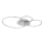 Globo - Plafonnier LED dimmable LED/36W/230V 2700-6500K argenté + télécommande