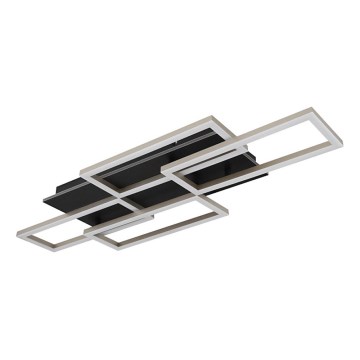 Globo - Plafonnier LED dimmable LED/40W/230V 2700-6500K 32,5x87,5 cm noir + télécommande