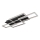 Globo - Plafonnier LED dimmable LED/40W/230V 2700-6500K 32,5x87,5 cm noir + télécommande