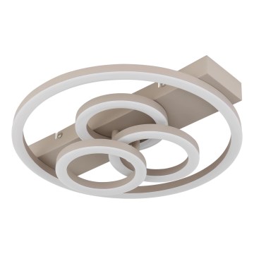 Globo - Plafonnier LED dimmable LED/40W/230V 2700-6500K 35×33 cm beige + télécommande