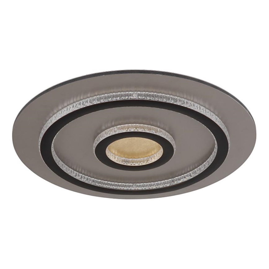 Globo - Plafonnier LED dimmable LED/40W/230V 3000-6500K Ø 45 cm noir + télécommande